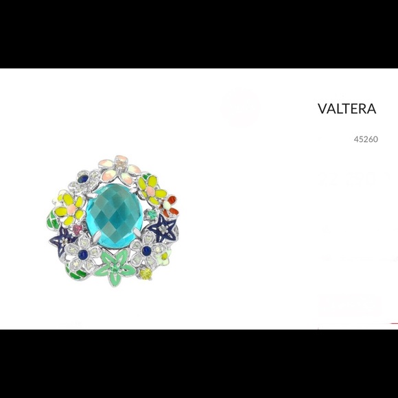 🔹Sterling Silver Pendant with Topaz 🌸 - Picture 6 of 7